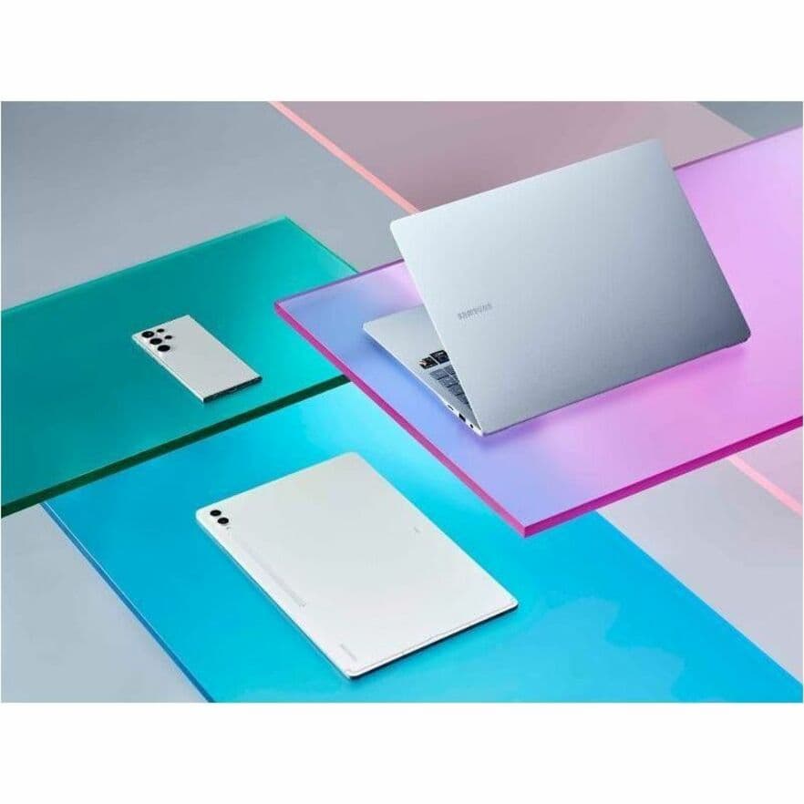 Samsung Galaxy Book4 Edge 16 business laptop in Sapphire Blue with 16-inch display