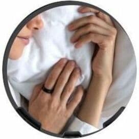 Samsung Galaxy Ring Size 9 Titanium Black smart ring for Android-only wellness tracking