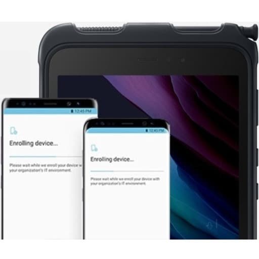 Samsung Galaxy Tab Active3 rugged commercial tablet in black with 128 GB storage