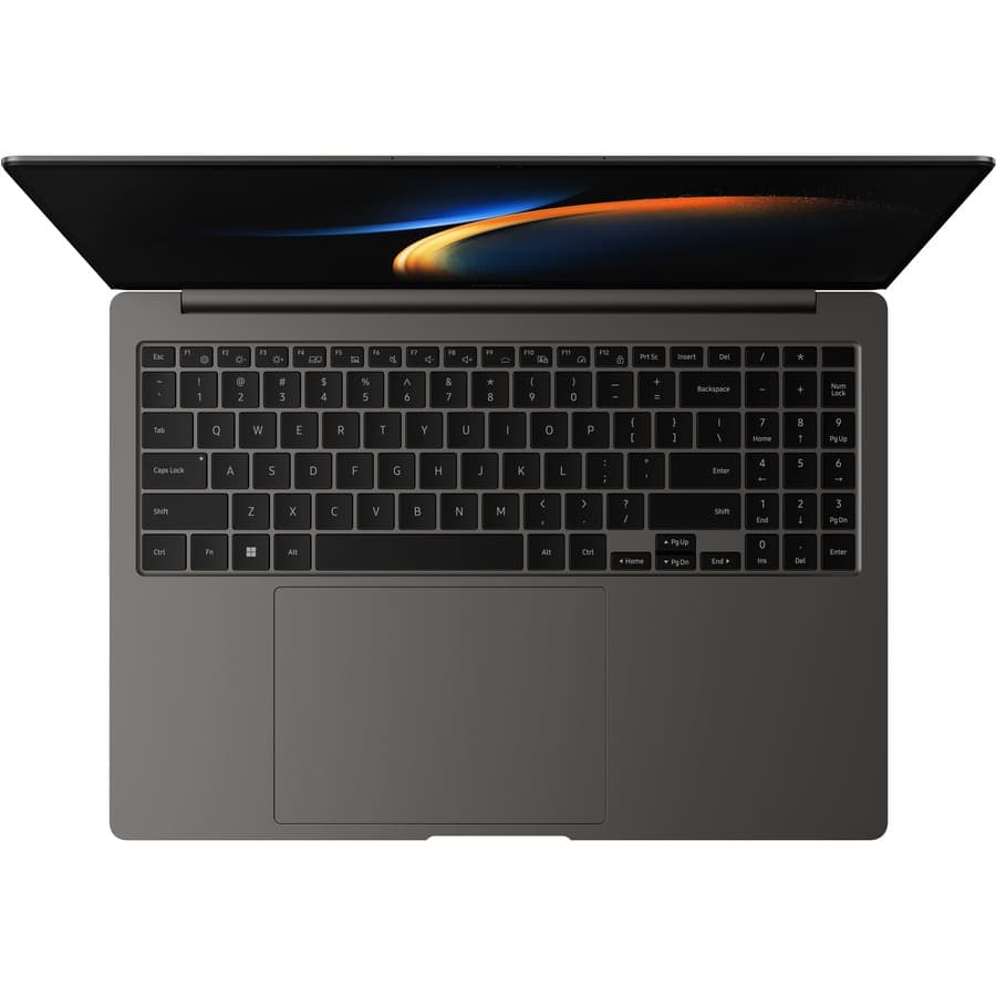 Samsung Galaxy Book3 Pro 16 business laptop in Graphite with Windows 11 Pro