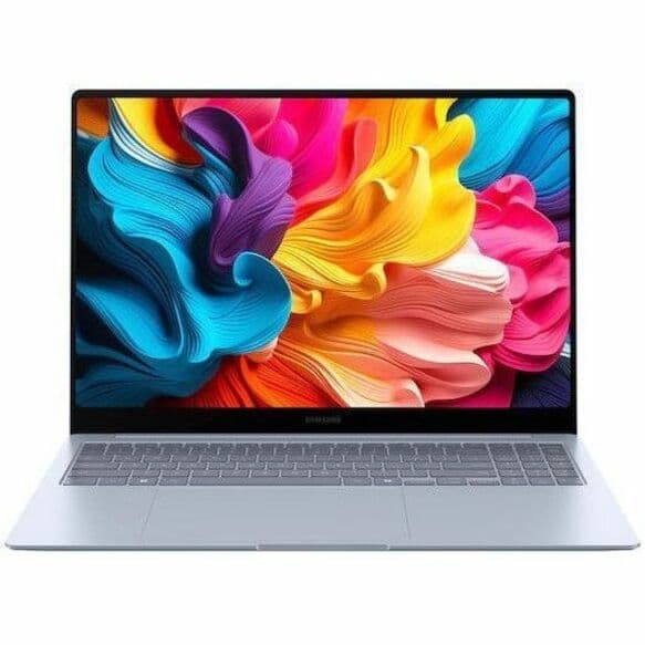 Samsung Galaxy Book4 Edge 14-inch laptop in Sapphire Blue with slim portable design