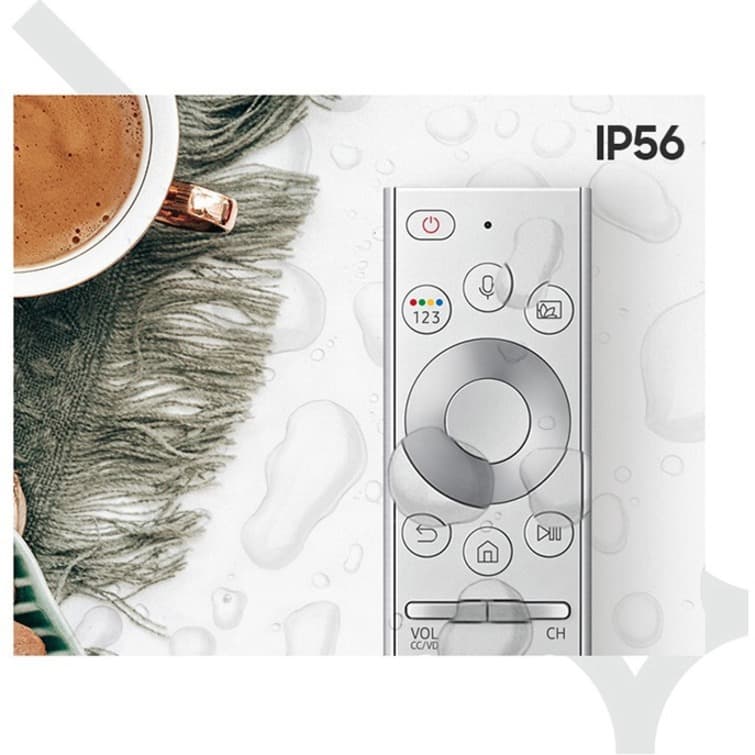 Samsung Terrace 75-inch QLED outdoor TV with 4K resolution and 2,000 nits brightness