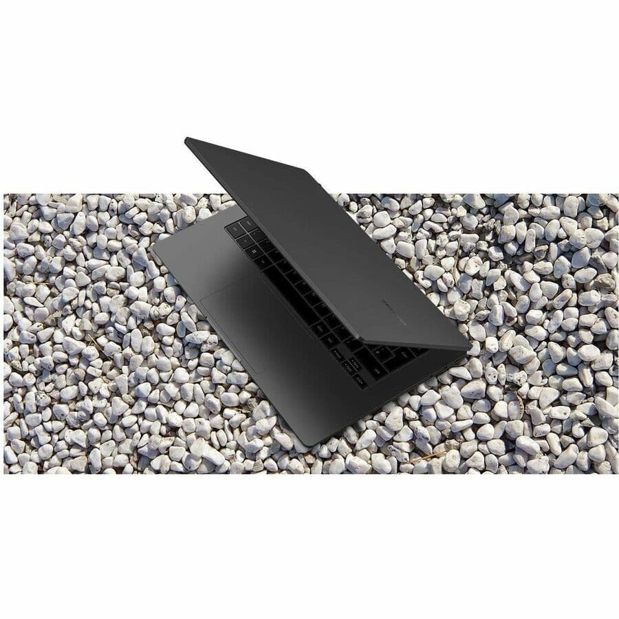 Samsung Galaxy Book2 Business 14 graphite laptop with Intel Core i7-1260P, 16 GB memory, and 512 GB storage