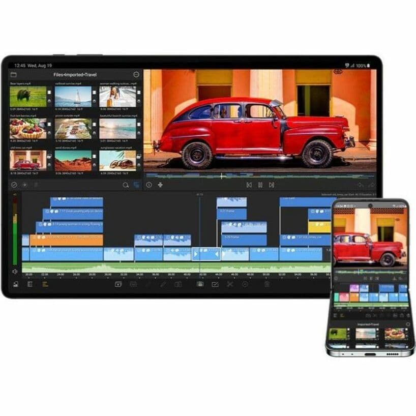 Samsung Tab S9+ business tablet in Graphite with 12.4-inch display and 512 GB storage