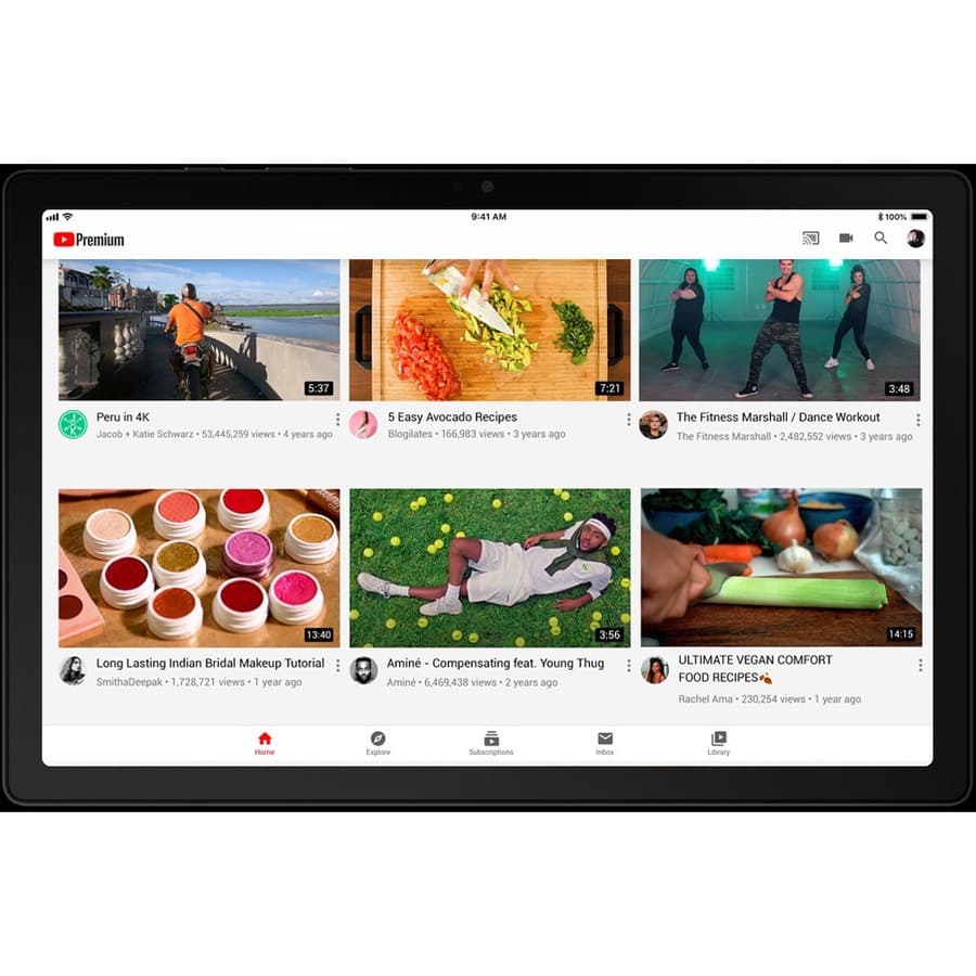 Samsung Galaxy Tab A8 10.5-inch commercial tablet in dark gray with 4 GB RAM and 128 GB storage