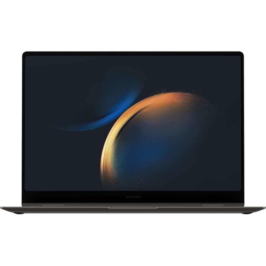 Samsung Galaxy Book3 Pro 360 16-inch 2-in-1 laptop in graphite with Core i7 and 16 GB RAM