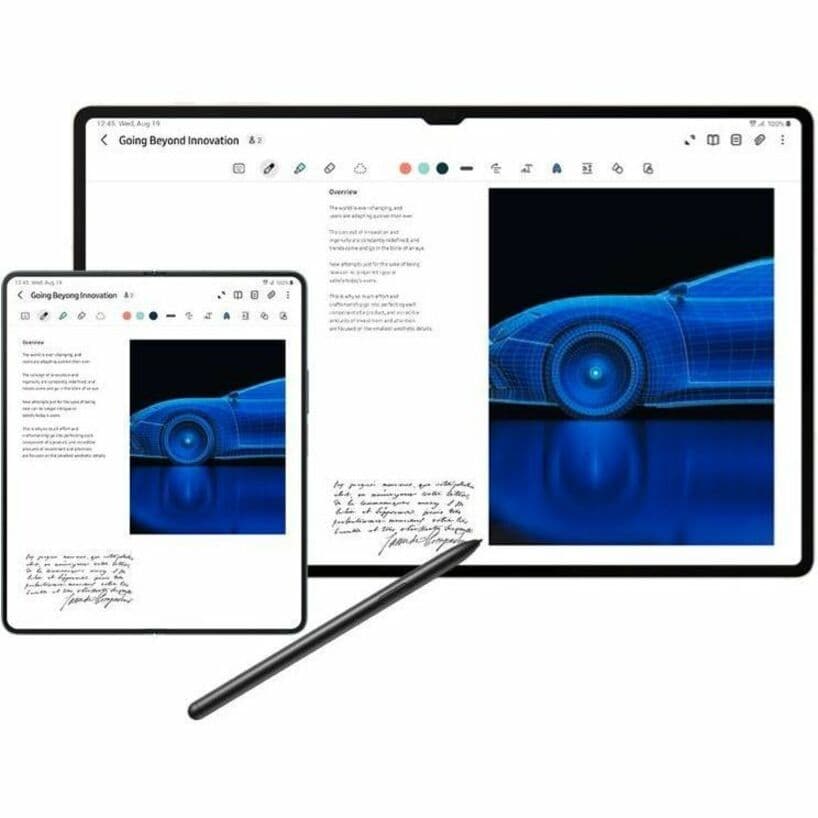 Samsung Galaxy Tab S9+ 12.4-inch 256GB Wi-Fi tablet in graphite with S Pen