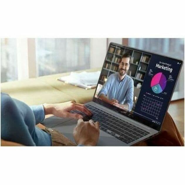 Samsung Galaxy Book4 Pro 14 business laptop in Moonstone Gray with Intel Core Ultra 7, 32 GB RAM, and 1 TB SSD