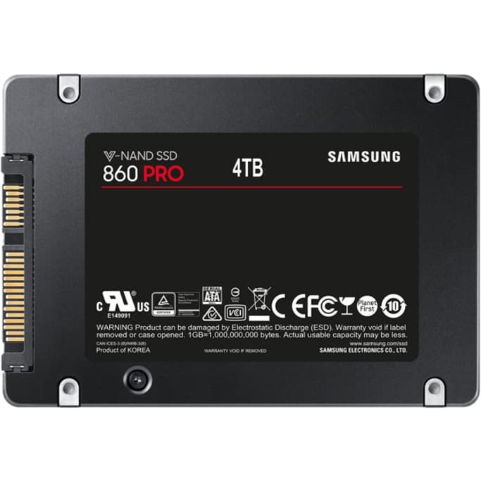 SAMSUNG - SOURCING KIT SAMSUNG 860 PRO 4TB SATA 6GBPS 2.5INCH MLC INTERNAL SOLID view 3