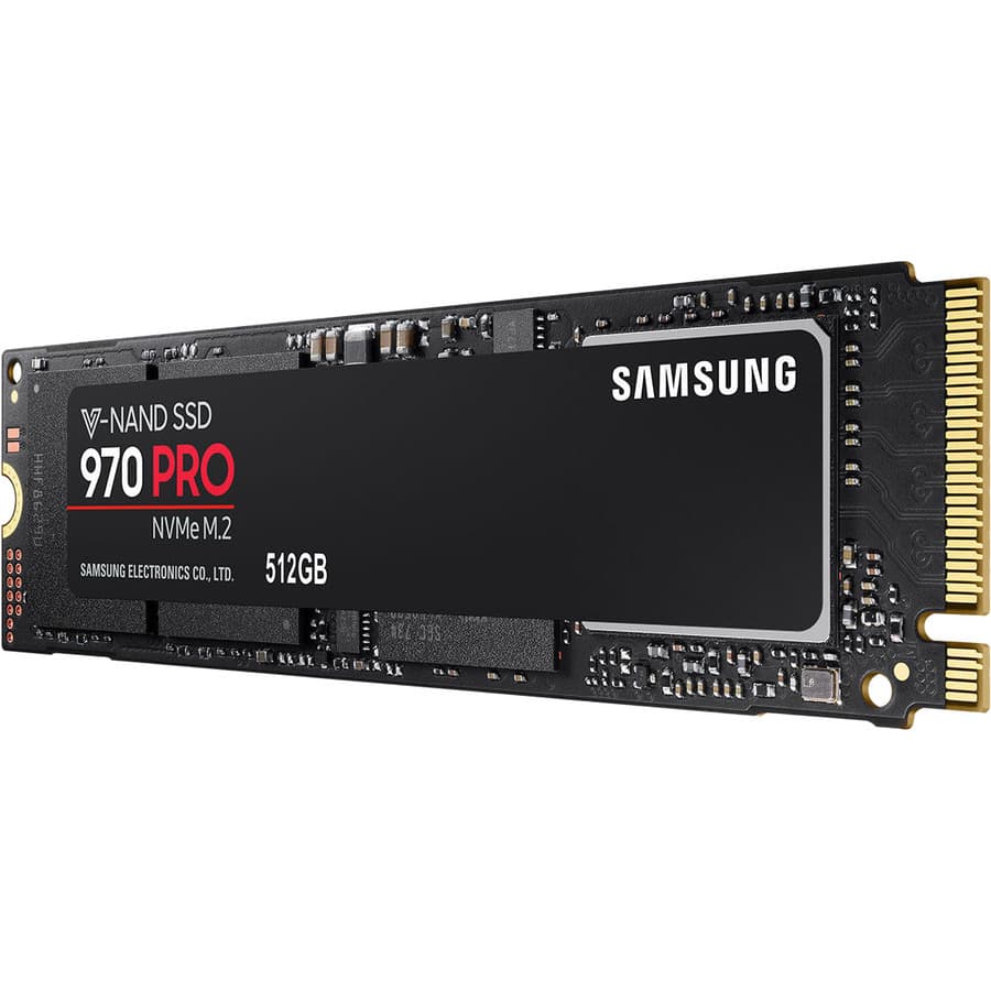Samsung 970 PRO 512 GB M.2 2280 internal NVMe SSD for desktop and workstation upgrades