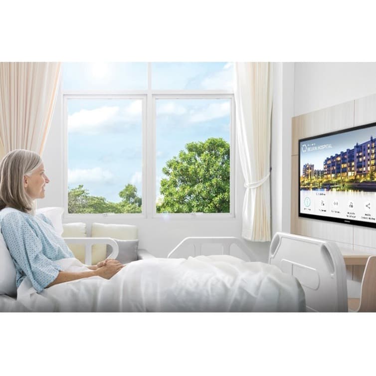 SAMSUNG COMMERCIAL HOSPITALITY LCD 55 4K NON-SMART P:I PRO:IDIOM LYNK DRM SIMPLE STAND view 10
