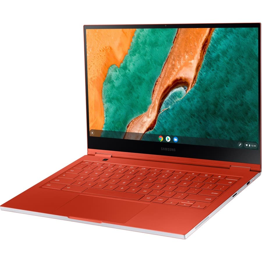 Samsung Galaxy Chromebook in Fiesta Red with Intel Core i5-10210U and 13.3-inch display