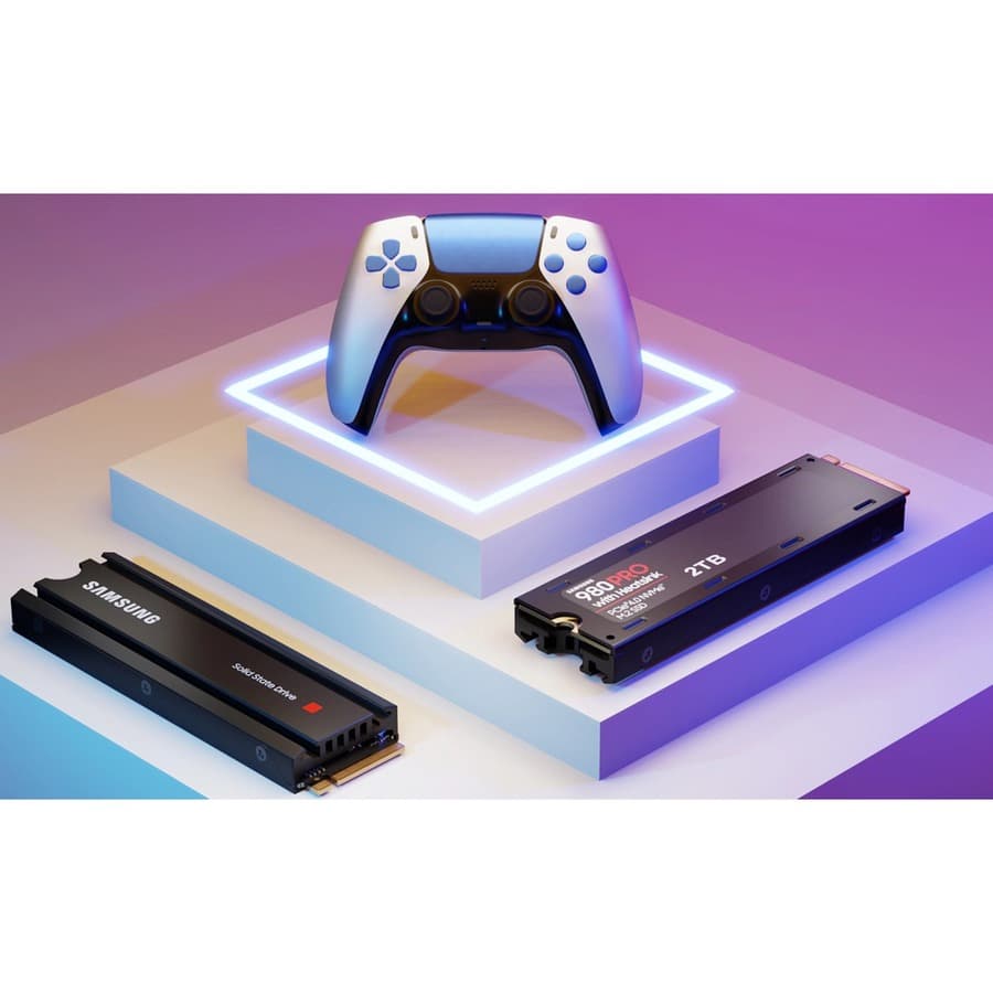 Samsung 980 PRO 2 TB M.2 PCIe 4.0 x4 SSD with integrated heatsink