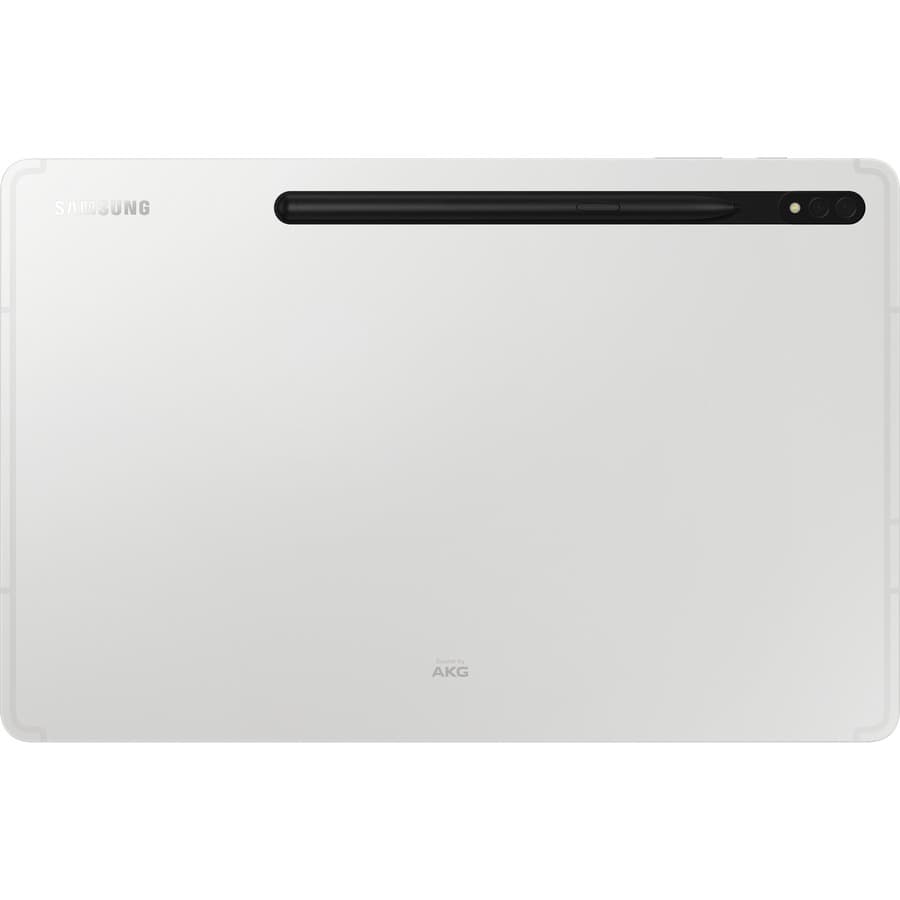 Samsung Galaxy Tab S8+ tablet with 12.4-inch Super AMOLED display, 128GB storage, and 8GB memory