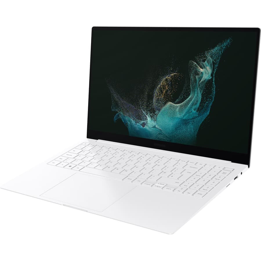 Samsung Galaxy Book2 Pro 15.6-inch laptop with Intel Core i7-1260P, Iris Xe graphics, and Windows 11 Pro
