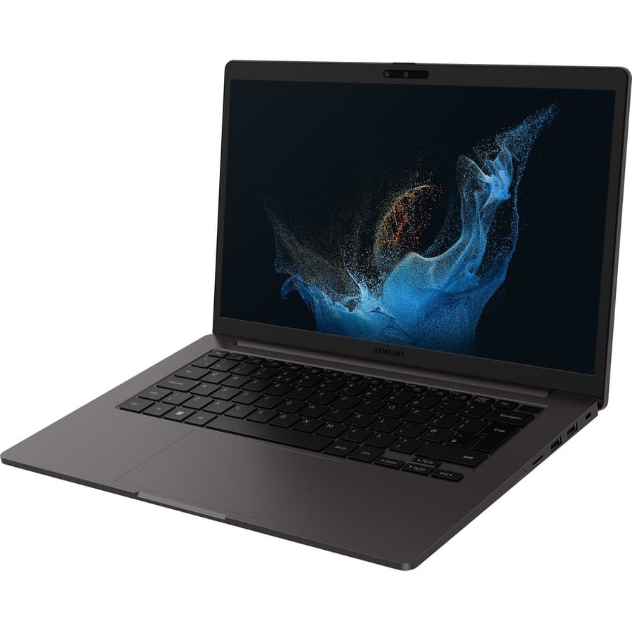 Samsung Galaxy Book2 Business notebook with 14 inch display, Core i5 processor, and Windows 11 Pro