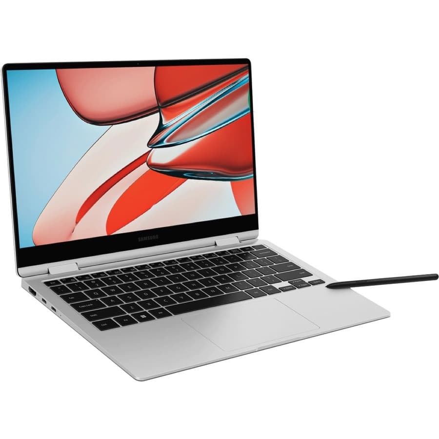 Samsung Galaxy Book3 360 13.3-inch silver 2-in-1 notebook with Intel Core i7 and Windows 11 Pro