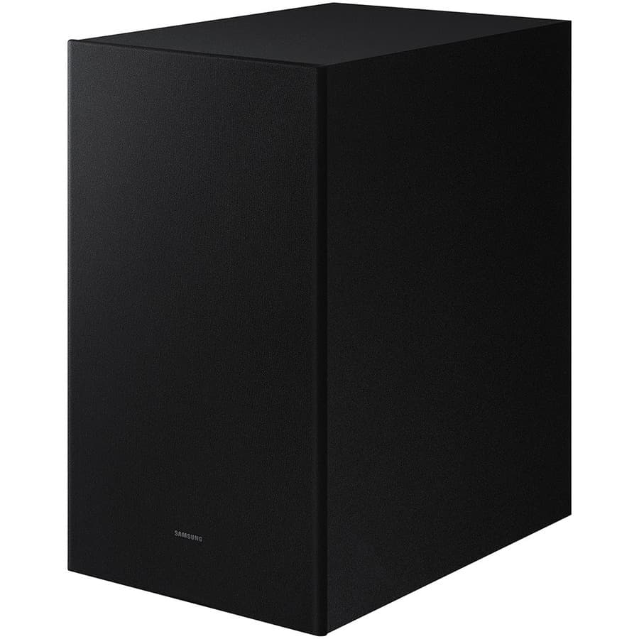 Samsung Q-Series Dolby Atmos soundbar for home theater audio with HDMI connectivity