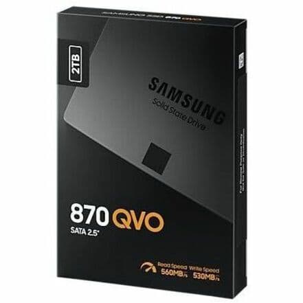 SAMSUNG - SOURCING SAMSUNG 870 QVO 2TB 2.5INCH SATA-6GBPS MULTI-LEVEL CELL (MLC) view 3