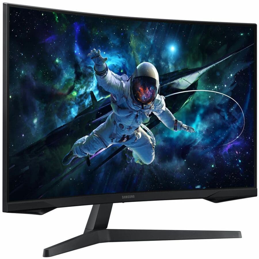 Samsung Odyssey G55C 32 inch curved QHD monitor with 1000R curvature