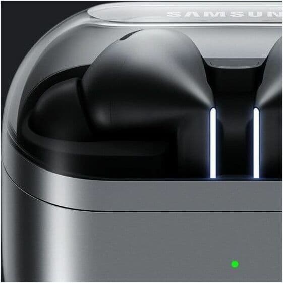 Samsung Galaxy Buds3 Pro wireless earbuds in silver with in-ear design