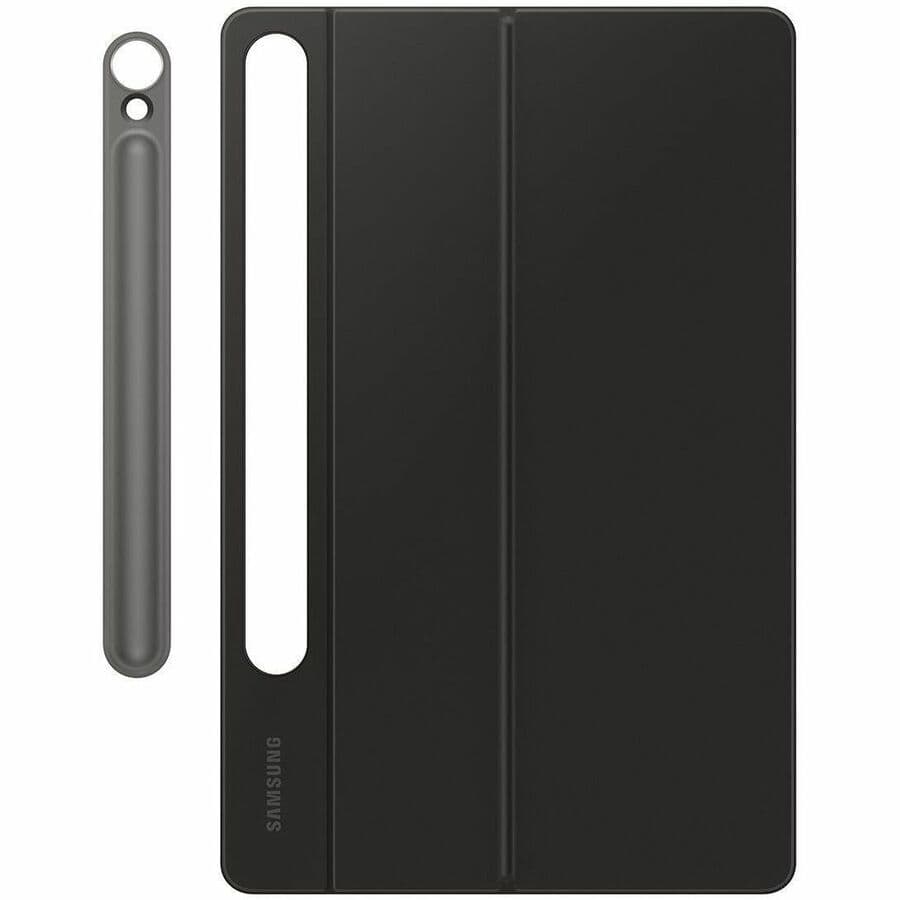 Samsung black book cover for Tab S10 FE, Tab S9 FE, and Tab S9 tablets