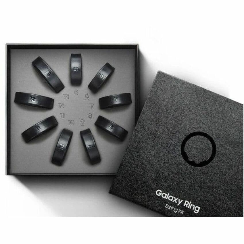 Samsung Galaxy Ring Size 6 Black titanium smart ring for sleep and wellness tracking