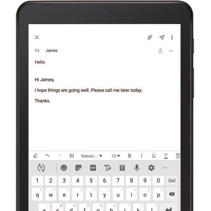 Samsung Galaxy Tab A 8-inch Verizon business tablet with 32 GB storage and LTE connectivity