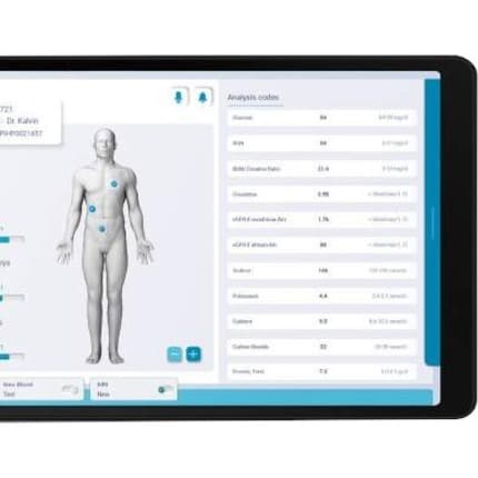 Samsung Galaxy Tab A7 Lite 8.7-inch 32 GB ATT tablet in dark grey