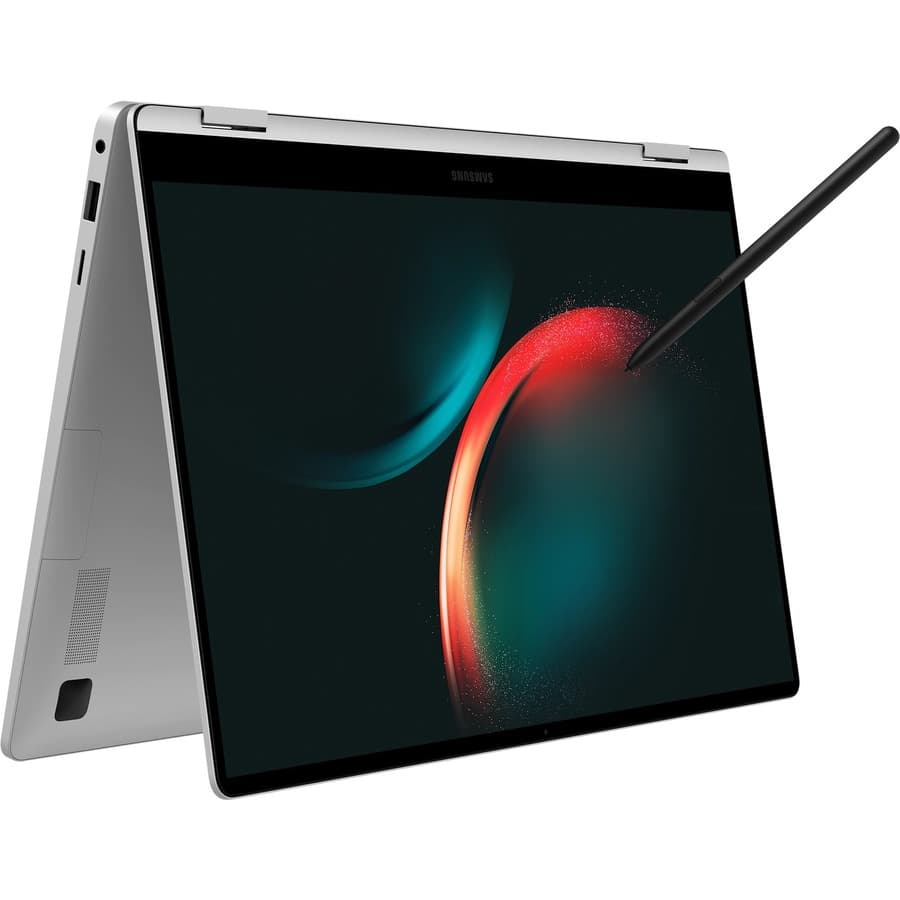 Samsung Galaxy Book3 360 15.6-inch silver 2-in-1 notebook with Intel Core i7 and Windows 11 Pro