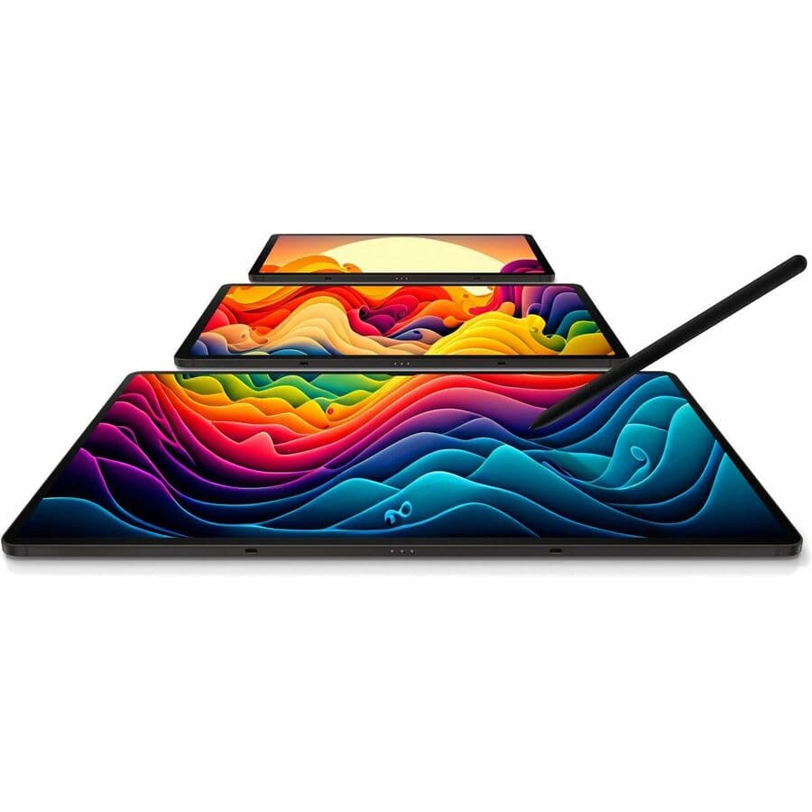 Samsung Tab S9+ business tablet in Graphite with 12.4-inch display and 512 GB storage