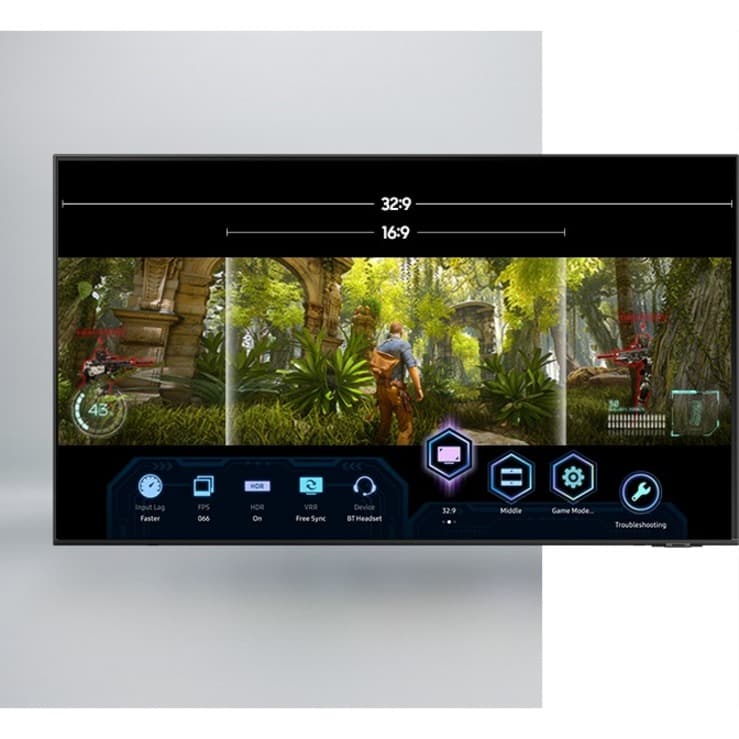 Samsung 50-inch Neo QLED 4K QN90 series TV with slim bezel and premium HDR display