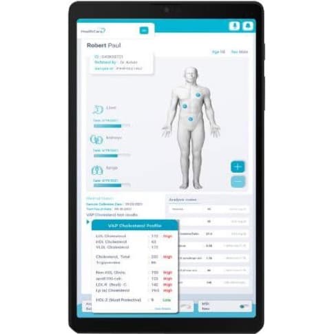 Samsung Galaxy Tab A7 Lite 8.7-inch 32 GB ATT tablet in dark grey