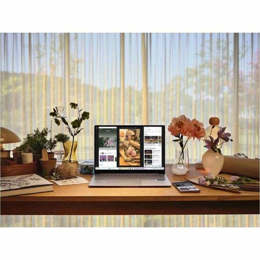 Samsung Galaxy Book4 Edge 16 laptop in Sapphire Blue with 16 GB RAM and 1 TB SSD