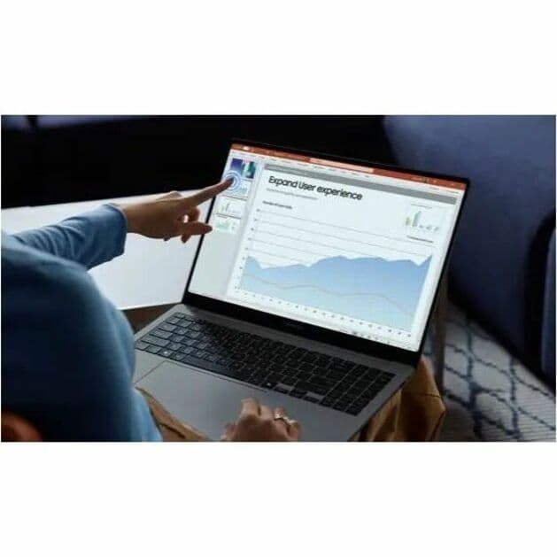 Samsung Galaxy Book4 Pro 14 business laptop in Moonstone Gray with Intel Core Ultra 7 and 16GB memory