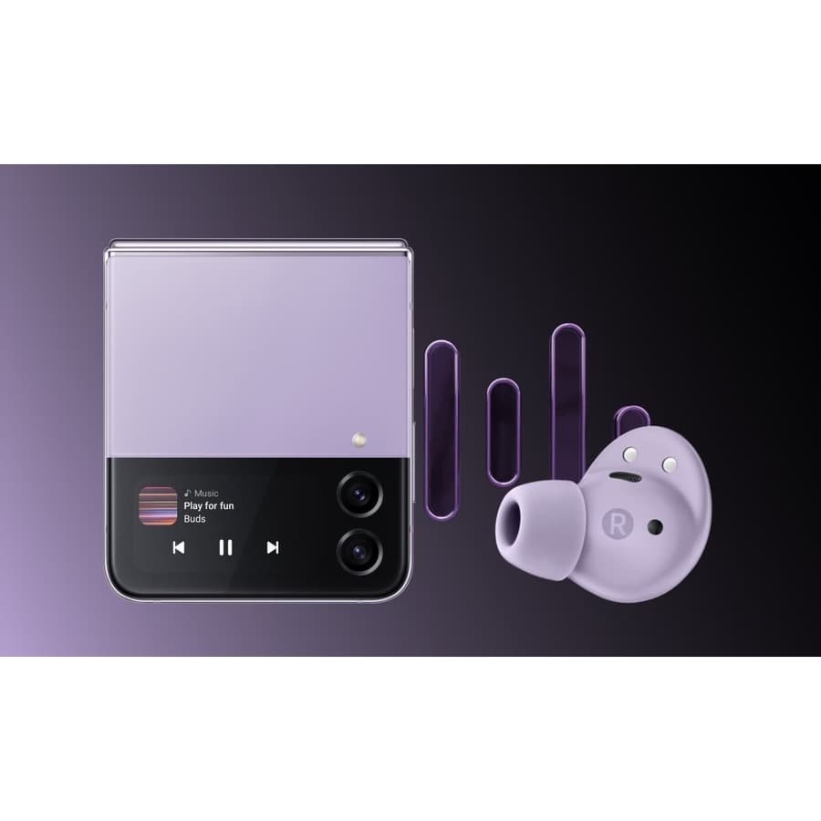 Samsung Galaxy Buds2 Pro Bora Purple true wireless earbuds with noise canceling