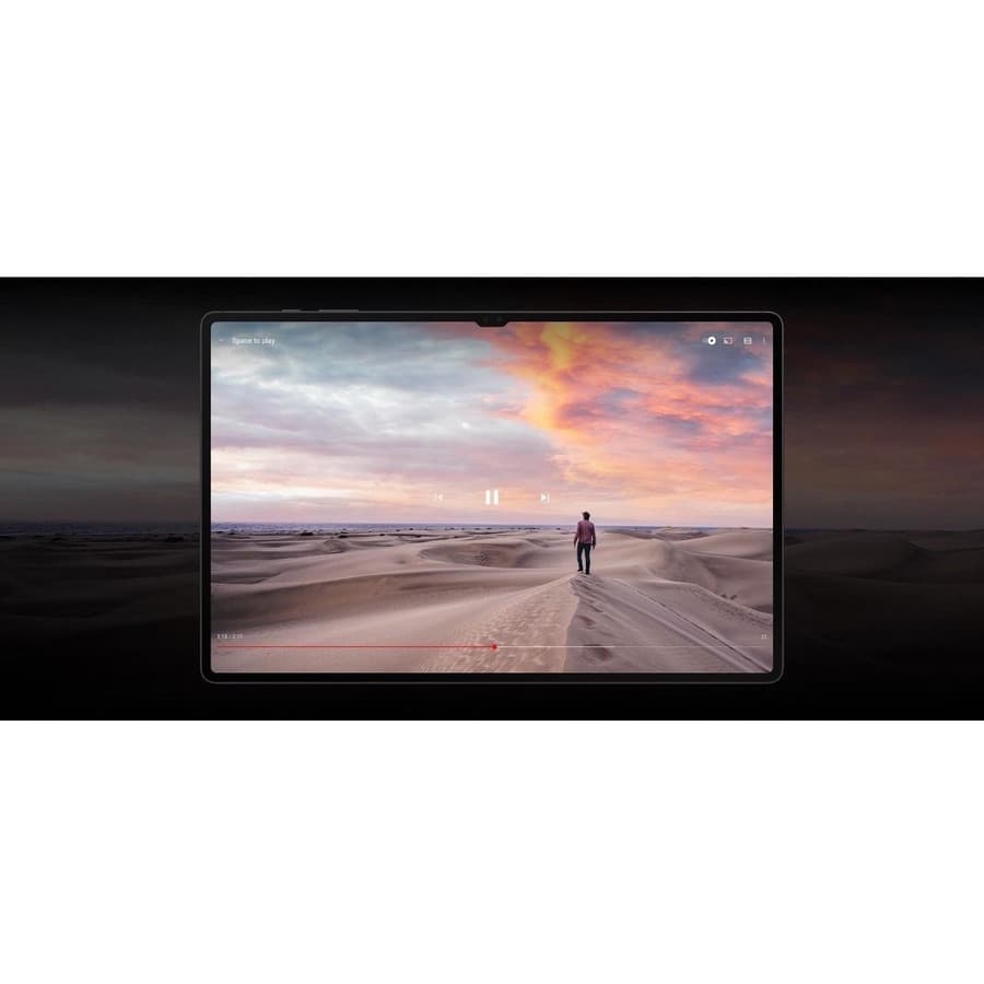 Samsung Galaxy Tab S8+ 5G business tablet in graphite with 12.4-inch display