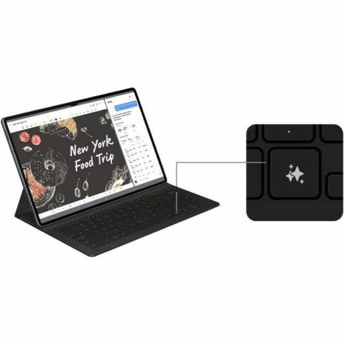 Galaxy Tab S10+ Moonstone Gray business tablet with 12.4-inch display and 512 GB storage