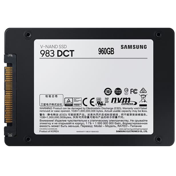 SAMSUNG - SOURCING SAMSUNG 983 DCT 960GB 2.5INCH U.2 PCI EXPRESS 3.0 X4 (NVME) view 4
