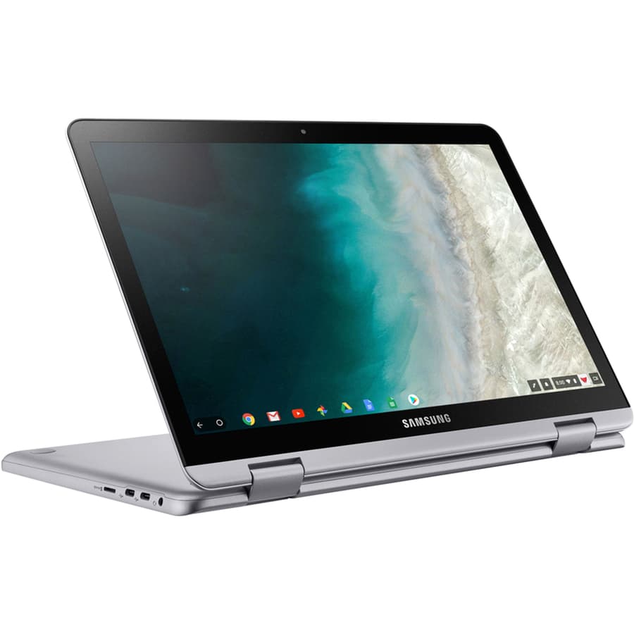 Samsung Chromebook Plus V2 2-in-1 convertible laptop with Chrome OS and Intel Celeron 3965Y
