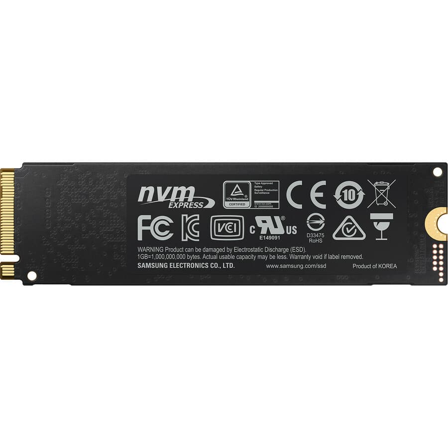 Samsung 970 EVO 2TB M.2 internal NVMe solid-state drive for desktop and workstation storage