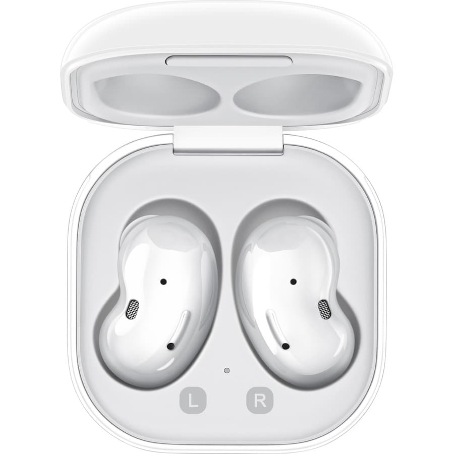 Samsung Galaxy Buds Live white true wireless in-ear headset with charging case