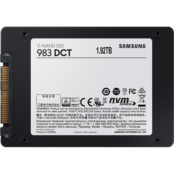 SAMSUNG - SOURCING SAMSUNG 983 DCT 1.9TB 2.5INCH PCI EXPRESS 3.0 X4 (NVME) INTERNAL view 4