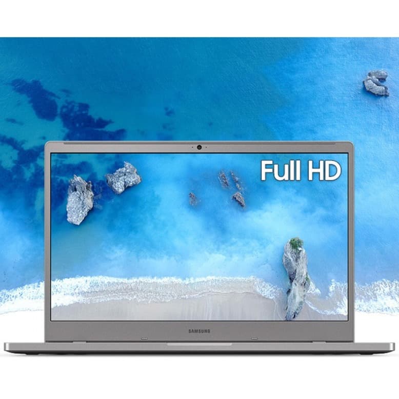 Samsung Chromebook 4 Plus laptop with Intel Celeron N4000, ChromeOS, and compact portable design