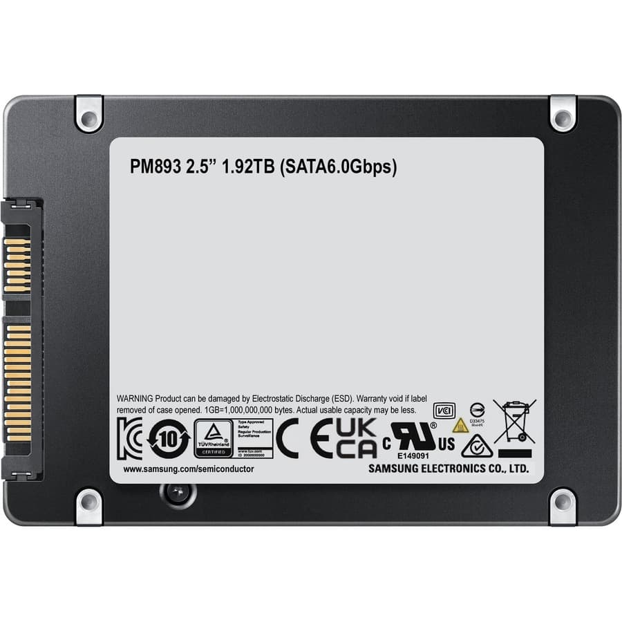 SAMSUNG - SOURCING SAMSUNG PM893 1.92 TB SSD 2.5 INTERNAL SATA SERVER STORAGE view 4