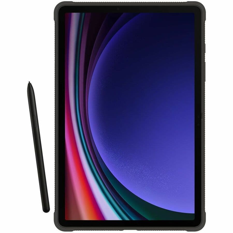 Samsung black outdoor cover for Galaxy Tab S9 tablet protection