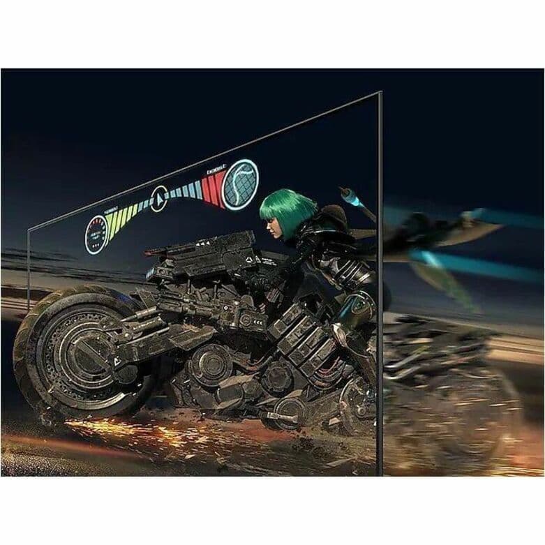 Samsung 55-inch CU8000 Crystal UHD 4K smart TV with slim black bezel