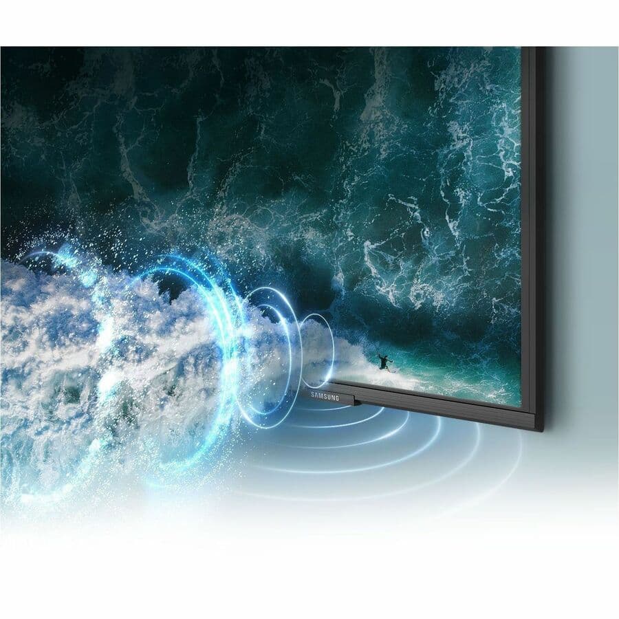 Samsung 85-inch Q60B QLED 4K smart TV with thin bezel and large screen
