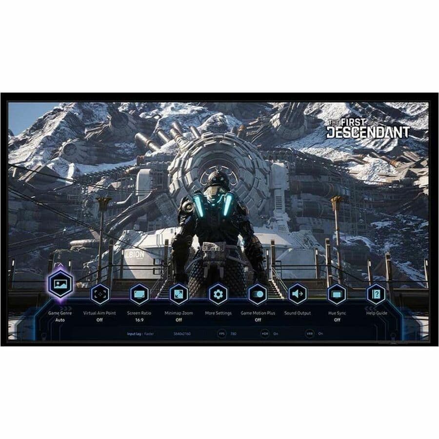 Samsung 42-inch OLED 4K Smart TV with 120 Hz refresh rate and slim black bezel