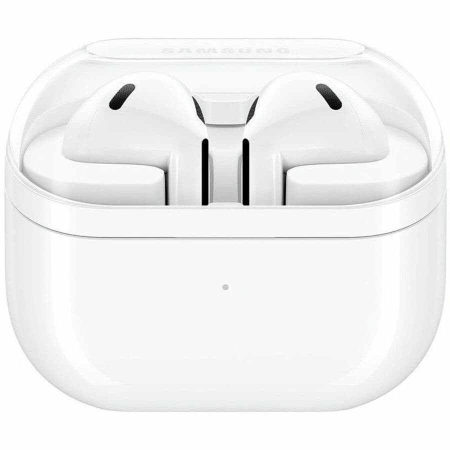 Samsung Galaxy Buds 3 White wireless earbuds with charging case